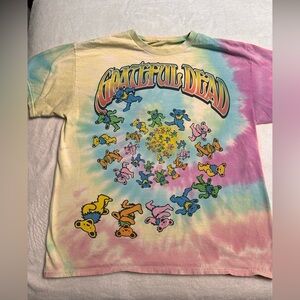 Grateful Dead Dancing Bear tie dye Size large